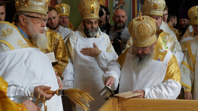 Uroczyste poświęcenie cerkwi Zwiastowania w Monasterze Supraskim