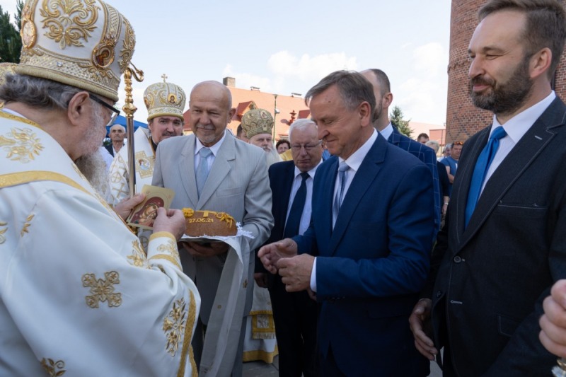 Uroczyste poświęcenie cerkwi Zwiastowania w Monasterze Supraskim