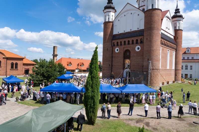 Uroczyste poświęcenie cerkwi Zwiastowania w Monasterze Supraskim