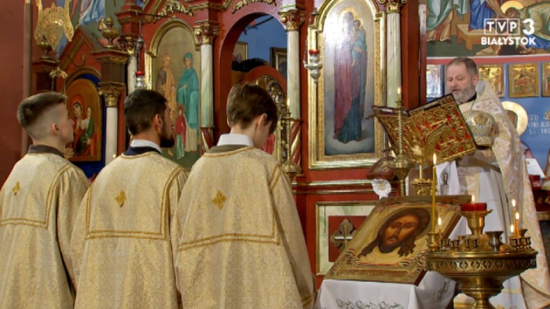 Liturgia prawosławna z cerkwi we Wrocławiu