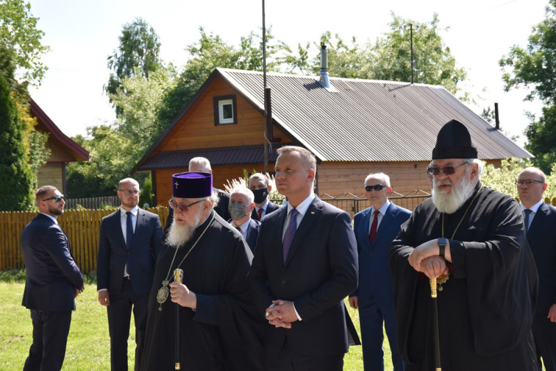 Wizyta Prezydenta w Zaleszanach i Grabarce