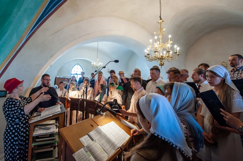 Uroczyste poświęcenie cerkwi Zwiastowania w Monasterze Supraskim