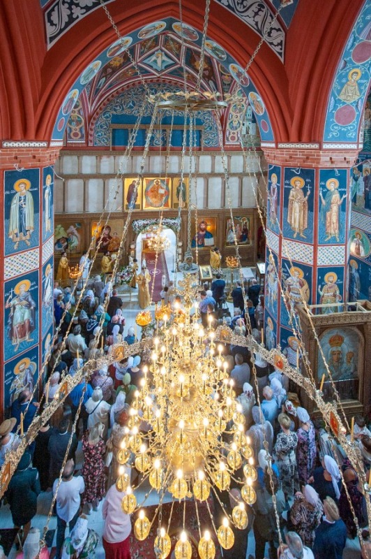 Uroczyste poświęcenie cerkwi Zwiastowania w Monasterze Supraskim