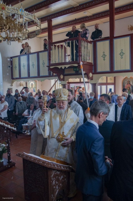 Uroczystość poświęcenia Cerkwi Zaśnięcia Przenajświętszej Bogurodzicy w Barlinku