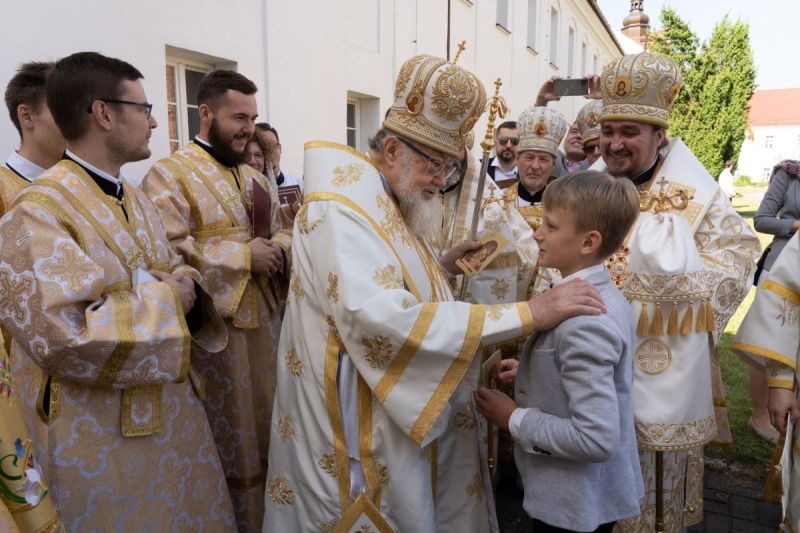 Uroczyste poświęcenie cerkwi Zwiastowania w Monasterze Supraskim