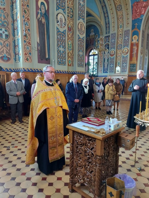 Zebranie członków Bractwa świętych Cyryla i Metodego koła nr 1 w Białymstoku.