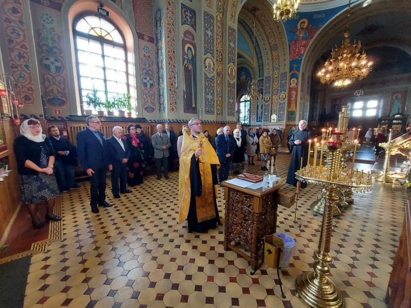 Zebranie członków Bractwa świętych Cyryla i Metodego koła nr 1 w Białymstoku.