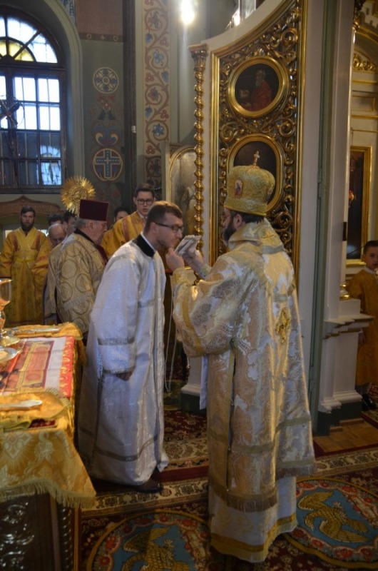 Święcenia diakońskie lektora Michała Gajko.