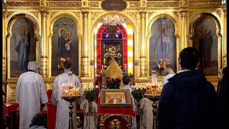 Liturgia prawosławna z cerkwi w Poznaniu