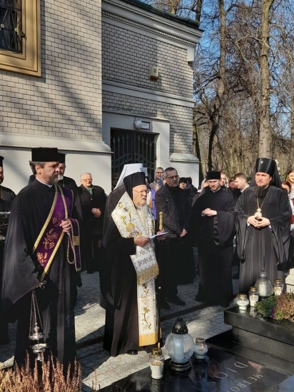 Spotkanie patriarchy Bartłomieja I z wiernymi w parafii św. Jana Klimaka w Warszawie