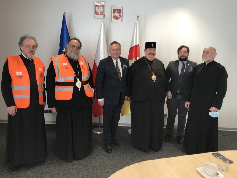  Metropolita Tamassosu, Izajasz z wizytą w diecezji lubelsko – chełmskiej.
