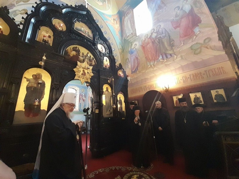 Spotkanie patriarchy Bartłomieja I z wiernymi w parafii św. Jana Klimaka w Warszawie