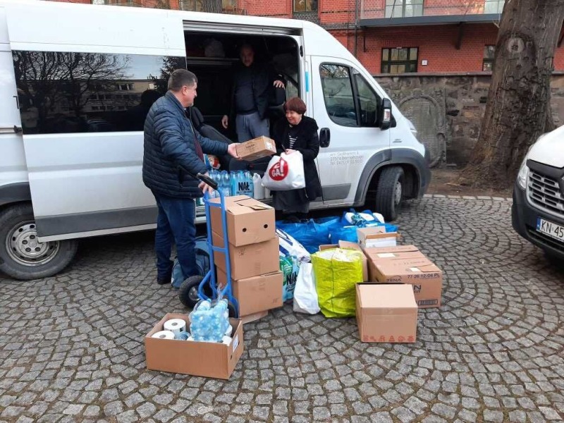 Kolejny transport z pomocą humanitarną wyjechał na Ukrainę - tym razem z Wrocławia