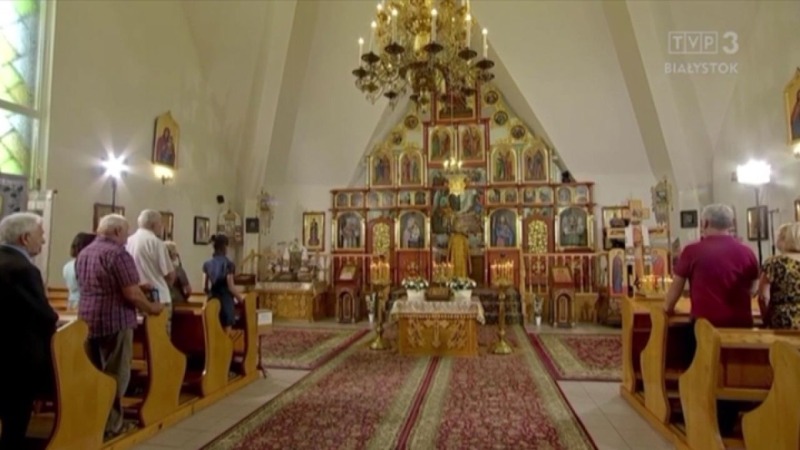 Liturgia prawosławna z cerkwi w Krynicy