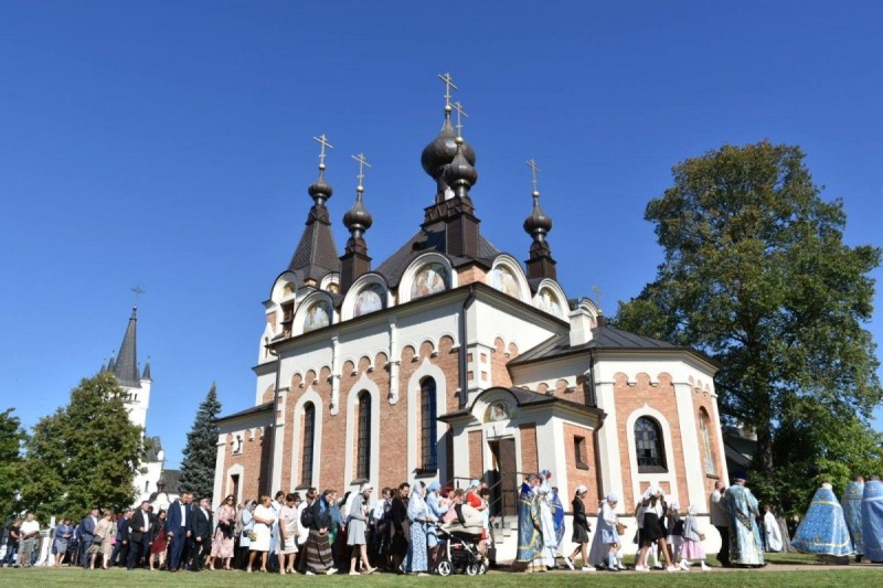 Uroczystość 110. rocznicy od poświęcenia cerkwi pw. Opieki Matki Bożej w Sławatyczach