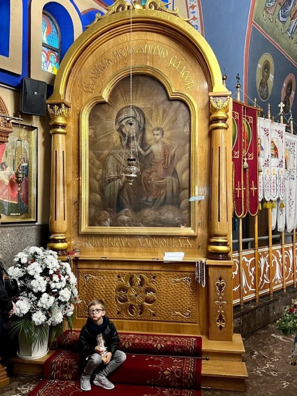 Ikony Bogurodzicy "Nieoczekiwana Radość" w Hajnówce