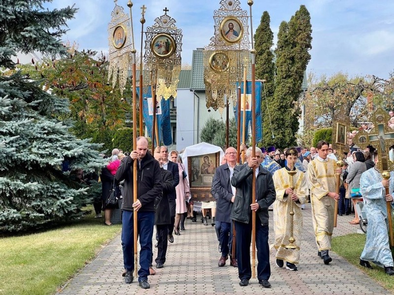 Ikony Bogurodzicy "Nieoczekiwana Radość" w Hajnówce