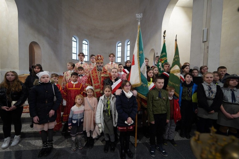 Pierwsza Boska Liturgia w cerkwi św. męcz. archim. Grzegorza w Białymstoku