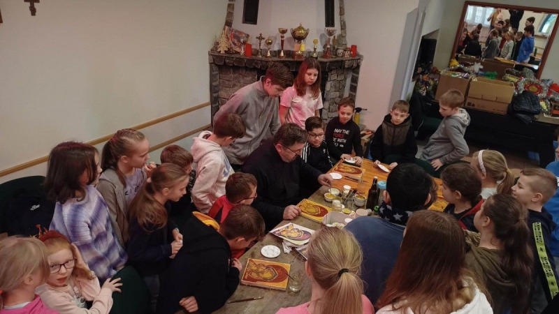 Warsztaty pisania ikon w parafii prawosławnej w Gródku