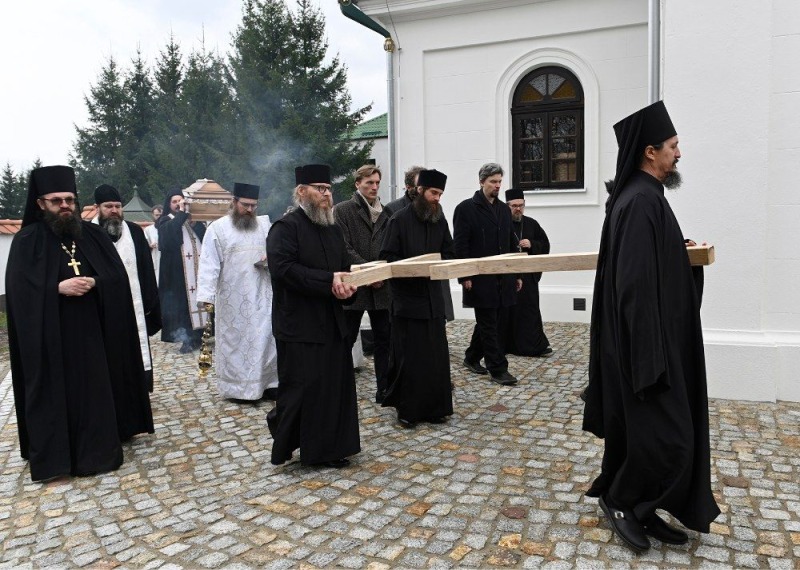 Pogrzeb hierodiakona Eulogiusza