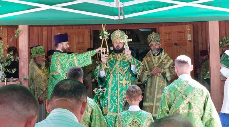 Uroczystości święta Pięćdziesiątnicy na Krynoczce