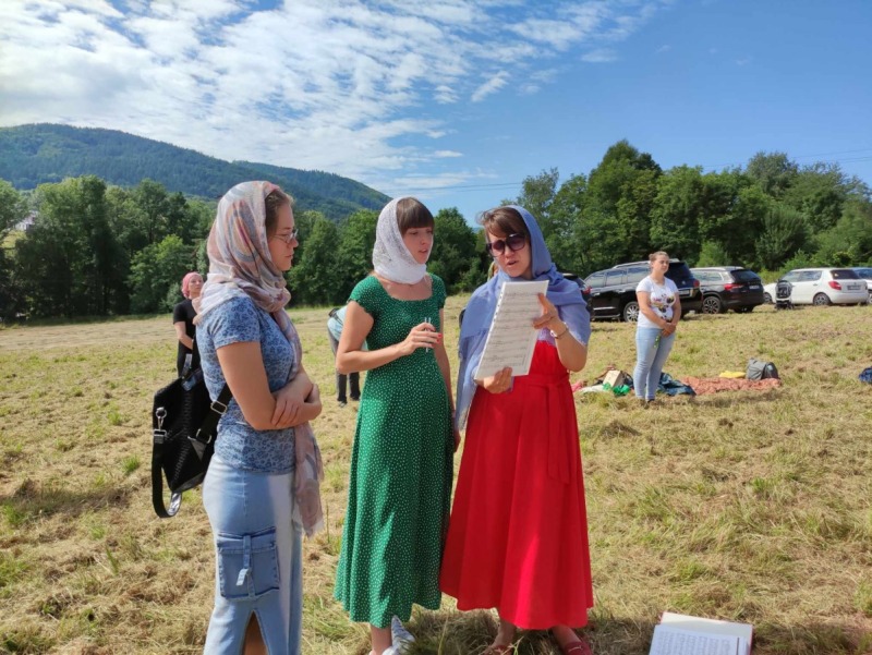 Pierwsza Liturgia Święta na działce parafii w Bielsku-Białej