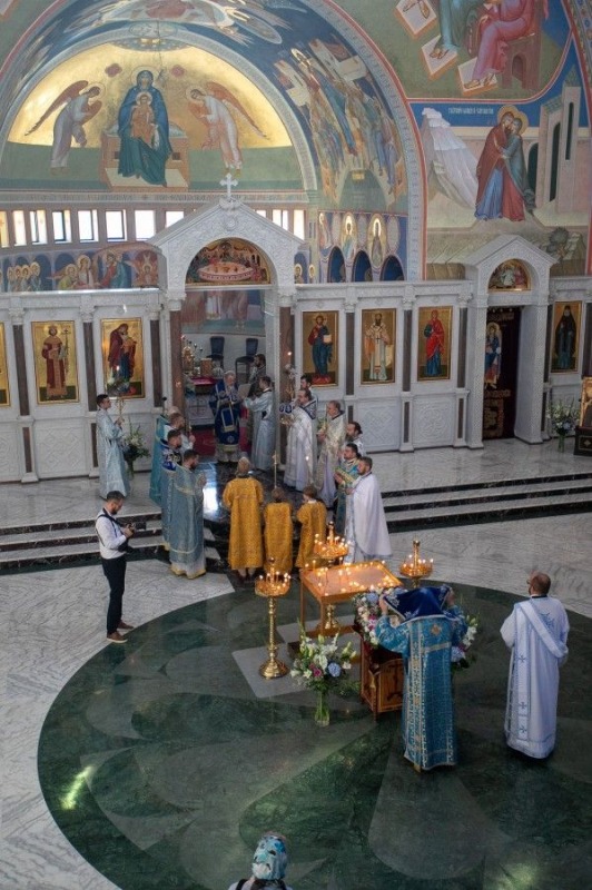 Narodzenie Bogurodzicy w stołecznej Hagii Sophii