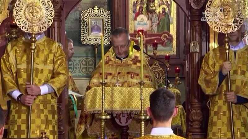 Liturgia prawosławna z cerkwi w Białej Podlaskiej