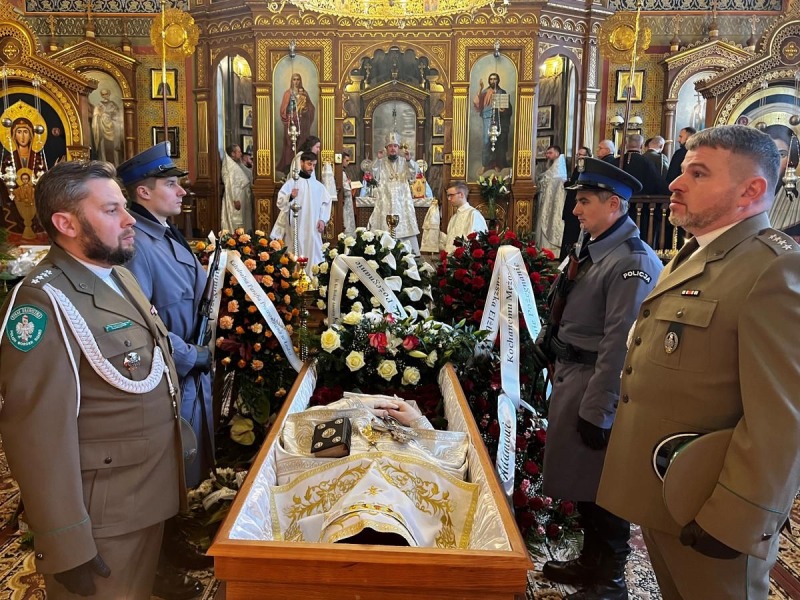 Uroczystości pogrzebowe ks. prot. płk. SG Adama Weremijewicza