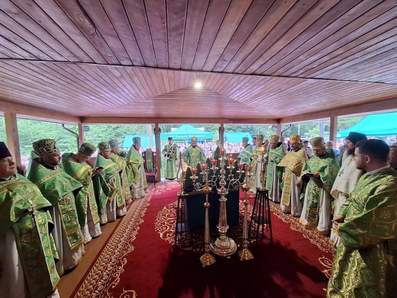Uroczystości święta Pięćdziesiątnicy na Krynoczce