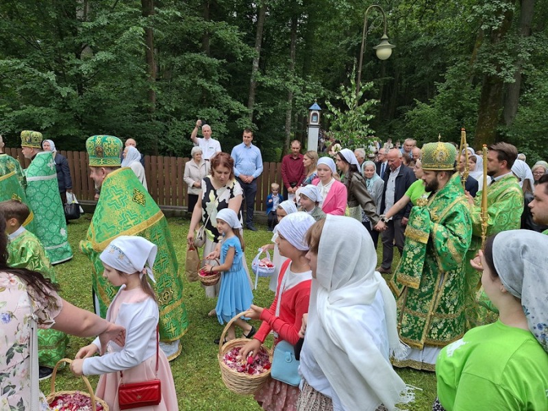 Uroczystości święta Pięćdziesiątnicy na Krynoczce