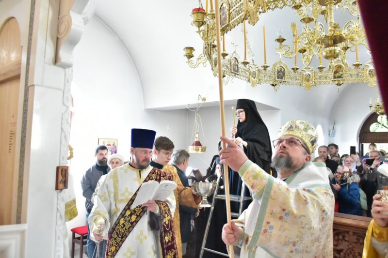 Poświęcenia cerkwi św. Paraskiewy w turkowickim monasterze