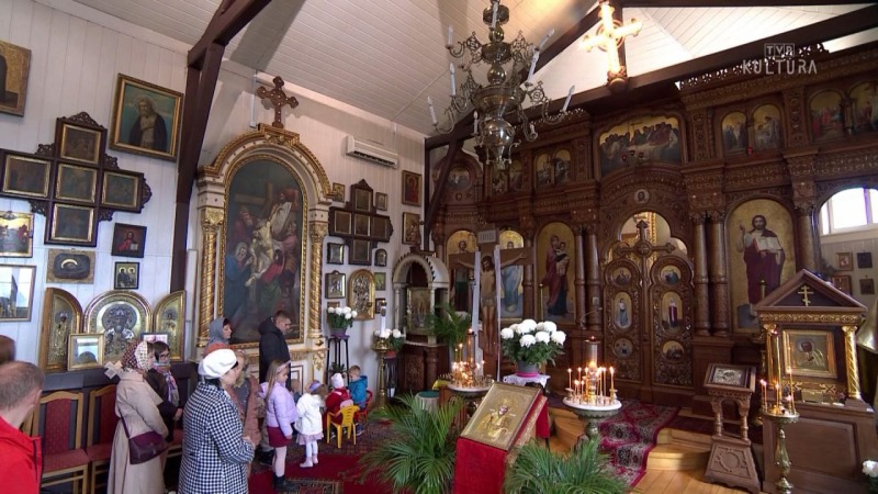 Liturgia prawosławna z cerkwi w Toruniu