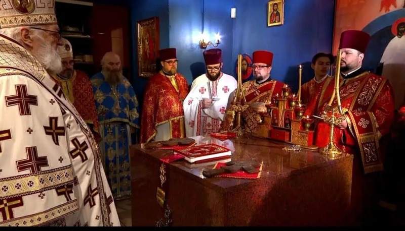 Uroczystości w kaplicy św. Grzegorza Peradze w Warszawie