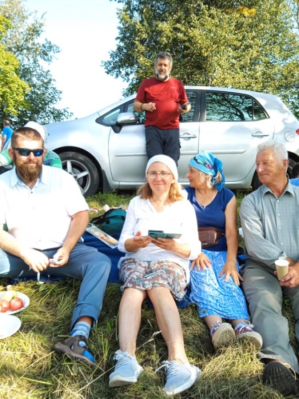 Z grupą „Pielgrzymi w Bogu” w 2024 roku