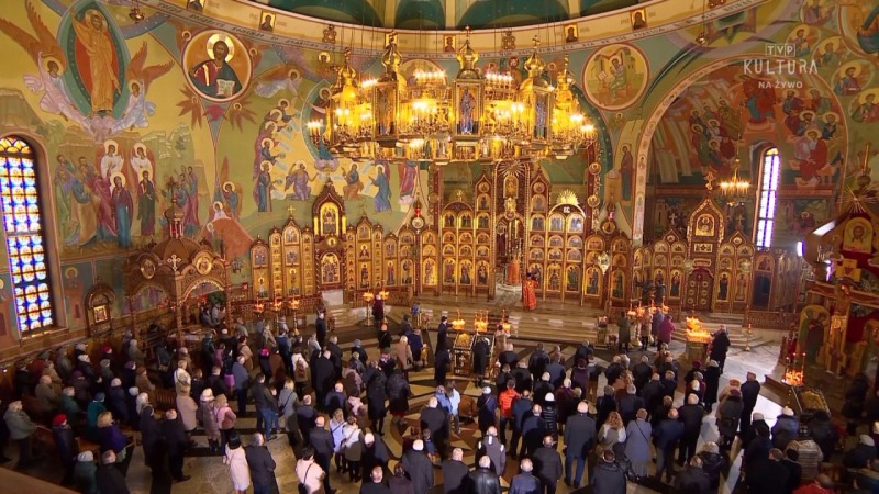 Liturgia prawosławna z cerkwi Św. Ducha w Białymstoku