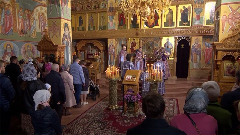 Liturgia prawosławna z Monasteru Narodzenia NMP w Zwierkach