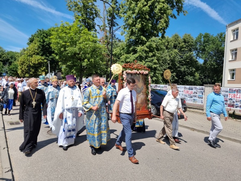 Pielgrzymka z Bractwem Trzech Świętych Hierarchów do Bielska Podlaskiego