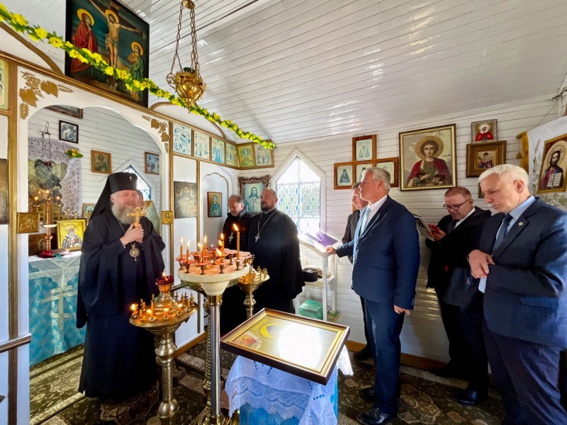 Wspomnienie św. Sylwana z Atosu w kaplicy cmentarnej pw. św. Pantelejmona w Szeszyłach