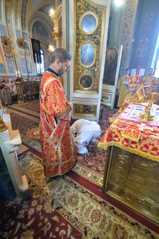 Podwyższenia Krzyża Pańskiego i chirotonia diakońska w Białymstoku