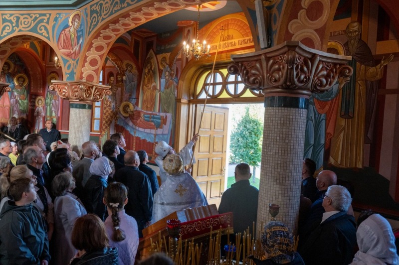 Oświęcenie cerkwi św. Wielkomęczennika Pantelejmona w Zaściankach