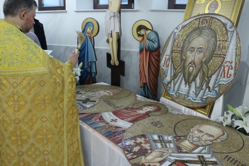Poświęcenie mozaik w Mińsku Mazowieckim